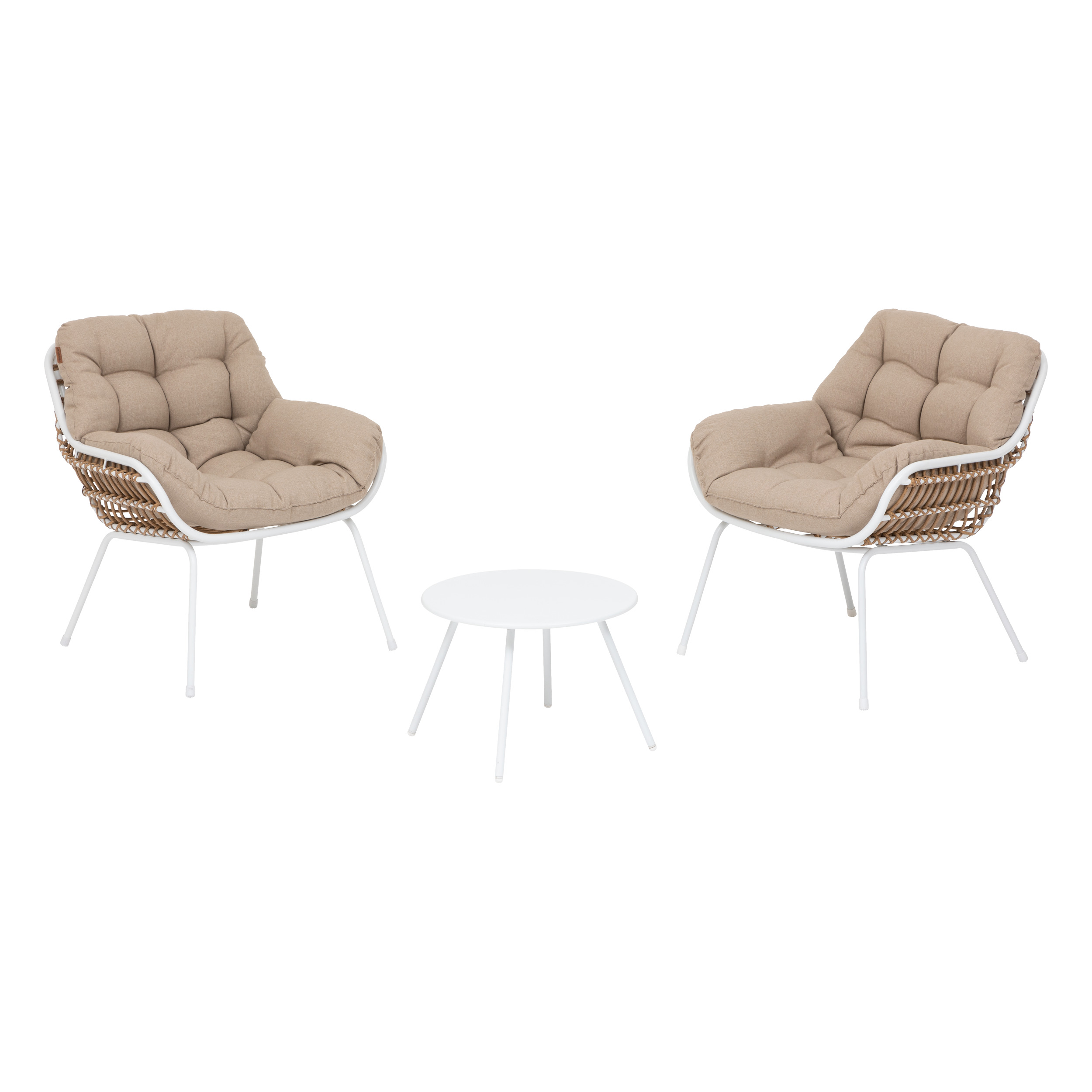 DUO SALON PAOPAO 2P BLANC