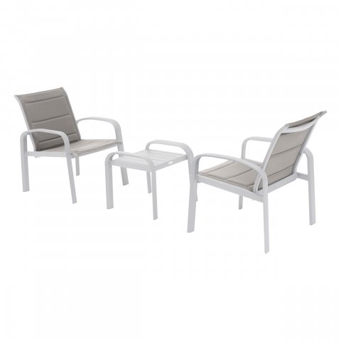 DUO SALON ELYN 2P NOIS/BLANC