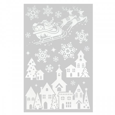 STICKER PAILL STRASS 50X32CM