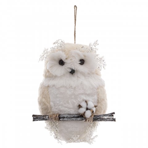 SUSP PLF HIBOU BL BRCH H50CM