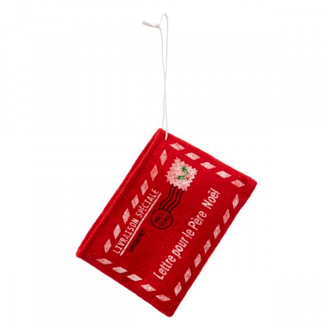 SUJET DE NOEL FEUTR ENVELOPPE RG 12CM