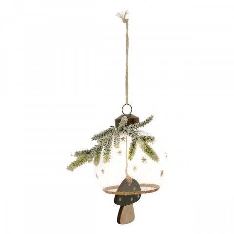 BOULE DE NOEL PLAST CHAMPI PDT BRCH 8MM