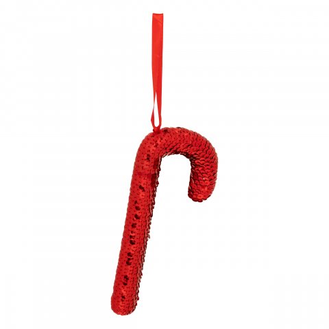 SUJET DE NOEL PLF SUCRE ORGE SEQUIN 20CM