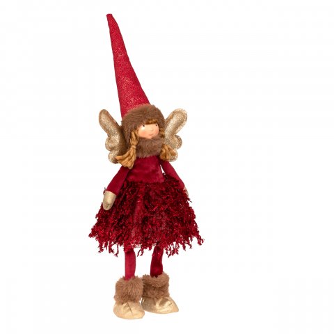 FEE ROUGE DEBOUT LED 48CM