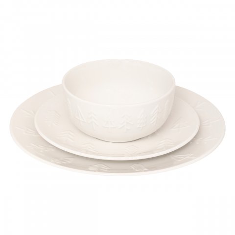 ART DE LA TABLE SERVICE 18P SAPIN HALVOR