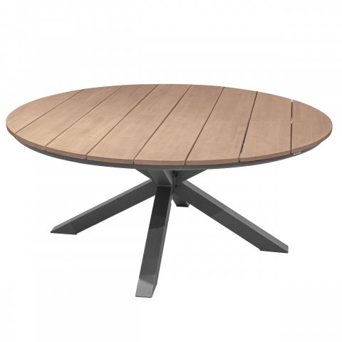 TABLE ORIENGO RD 8P ACACIA/GRA
